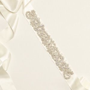 David’s Bridal crystal beaded bridal sash